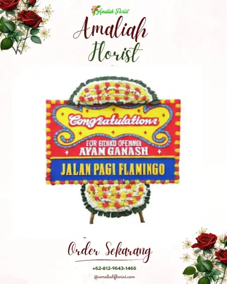 Sewa Papan Bunga Keramas